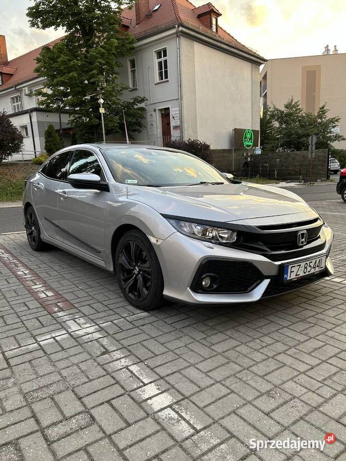 Honda Civic 10T elegance 2018 r drugi właściciel 79000km Civic Zielona Góra