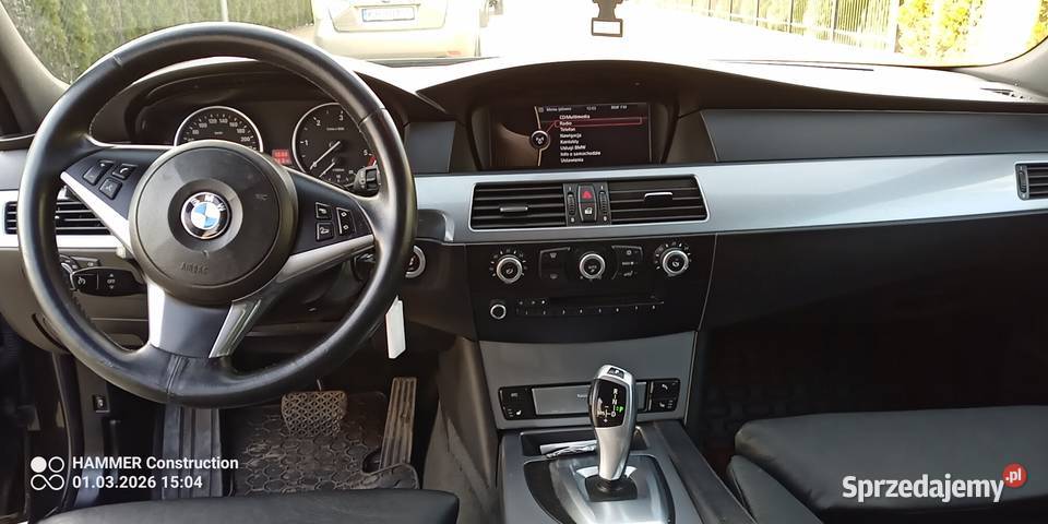 BMW 525 X Drive Szwajcar zadbany Panorama Rok produkcji 2008 mazowieckie