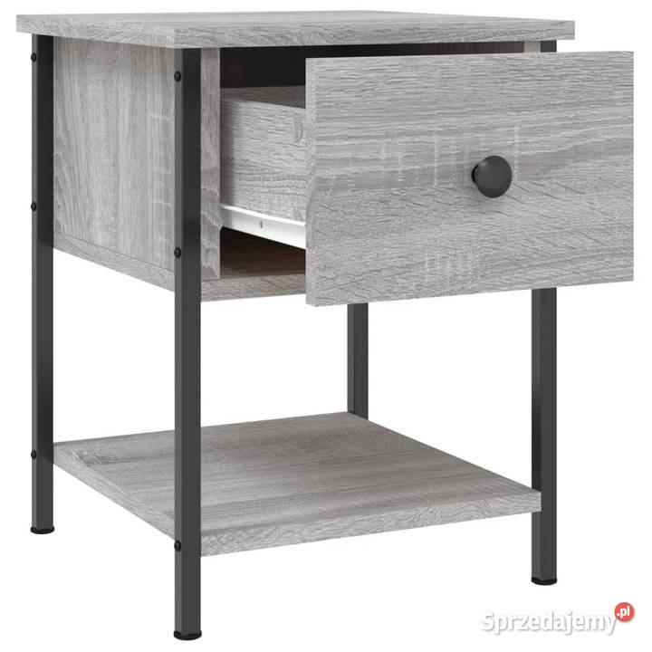 Szafka nocna szary dąb sonoma 34x355x45 WM825859 Nocne Warszawa