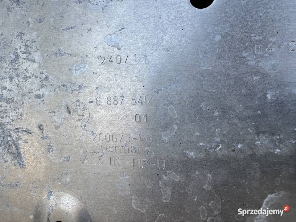 Płyta osłon pod silnik BMW 5 M5 G30 G31 G38 G32