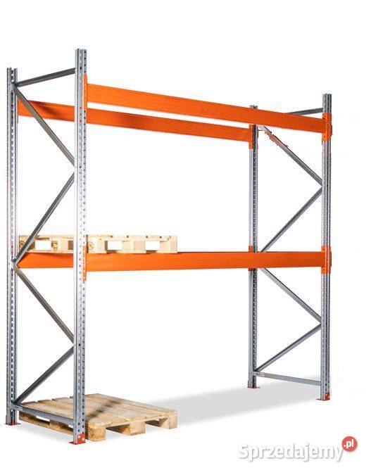 REGAŁ PALETOWY MODUŁOWY magazynowy 1 sekcja RAMA Przysieka