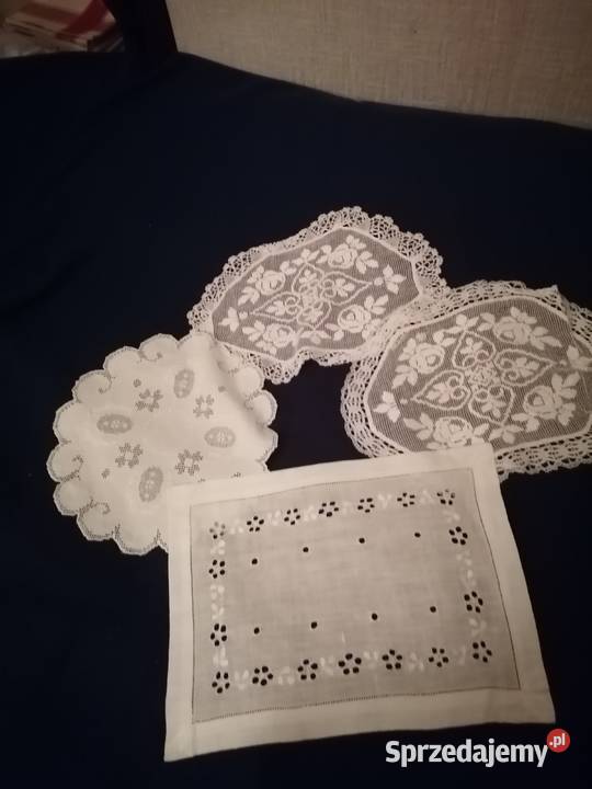 Niemieckie haftowane serwety Gdańsk