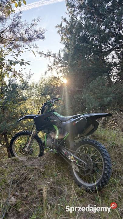 Kawasaki kx125 dwusuwowy Żółkiewka-Osada