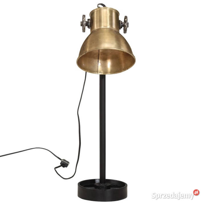 Lampa stołowa 25 W antyczny mosiądz 15x15x55 E27 Pozostałe Warszawa sprzedam