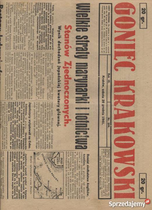 Goniec Krakowski RIII 1941299 Szczecin sprzedam