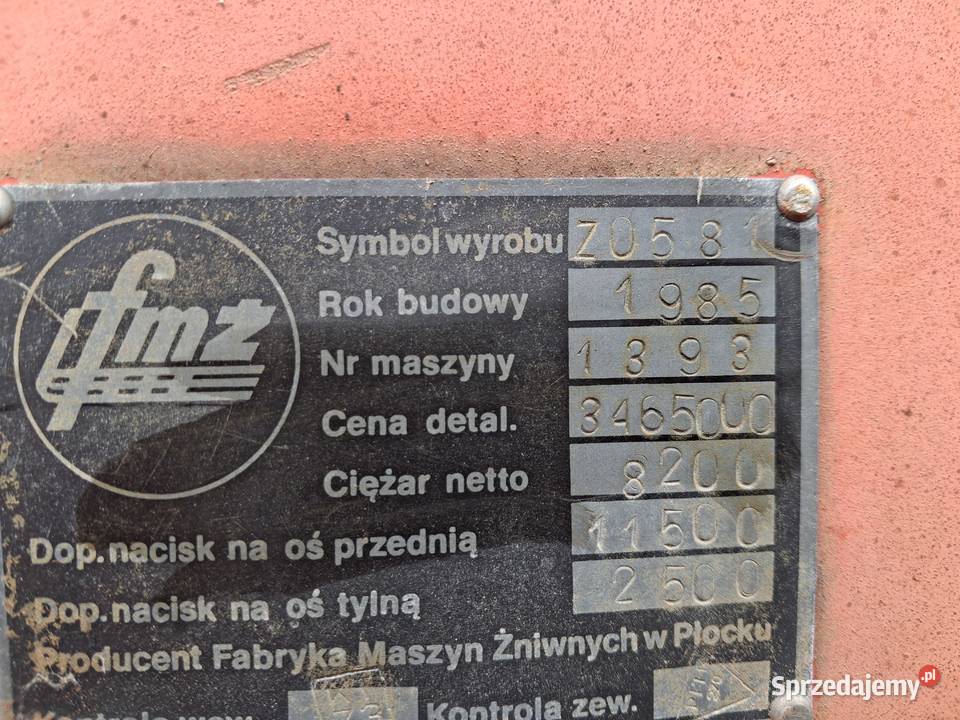 Kombajn Bizon Z058 Rekord opolskie Skarbimierz