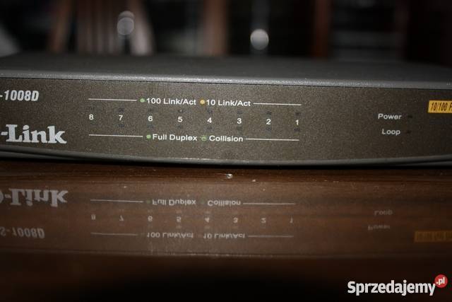 Switch des1008 dlink 10100 D-Link sprzedam