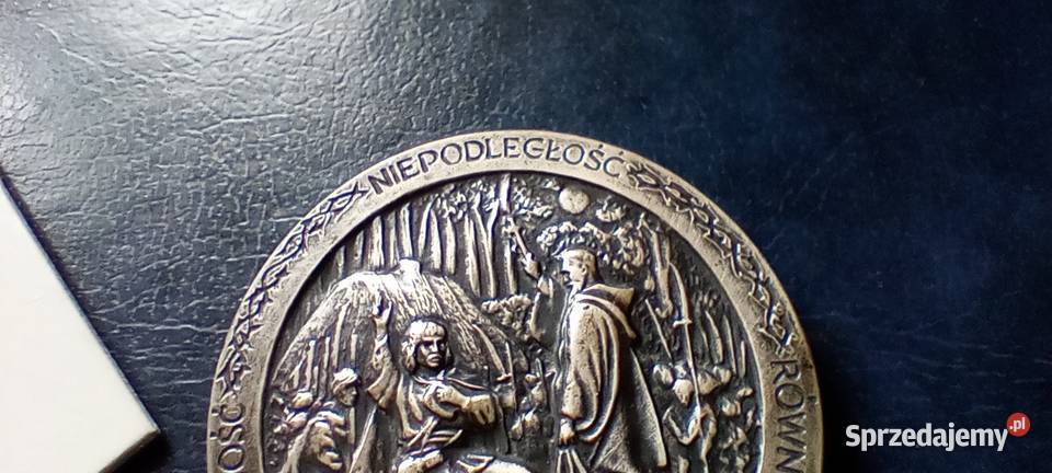 Stare monety Medal Powstanie Styczniowe Polska Lesko