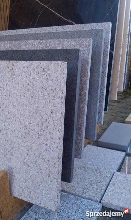 PŁYTKI SCHODY Z GRANITU Granit Kamien Naturalny Materiały budowlane Kraków