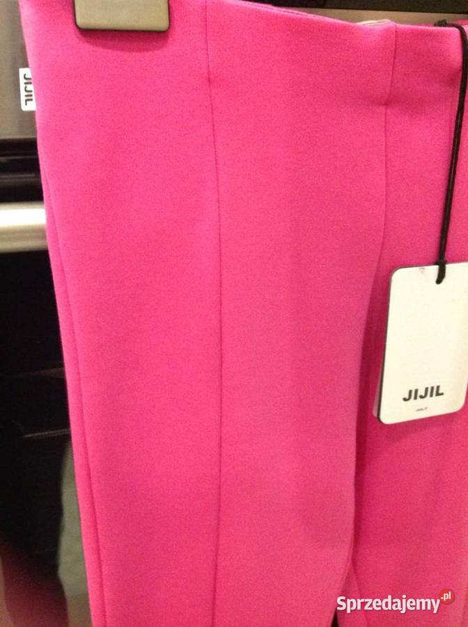 Legginsy Damskie JI JIL S Różowe NOWE Nowa Sól