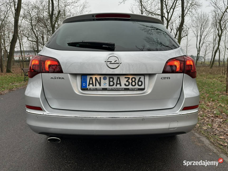 Opel Astra Sport Tourer 20 CDTI 165 2013r Xenon wspomaganie kierownicy Józefkowo