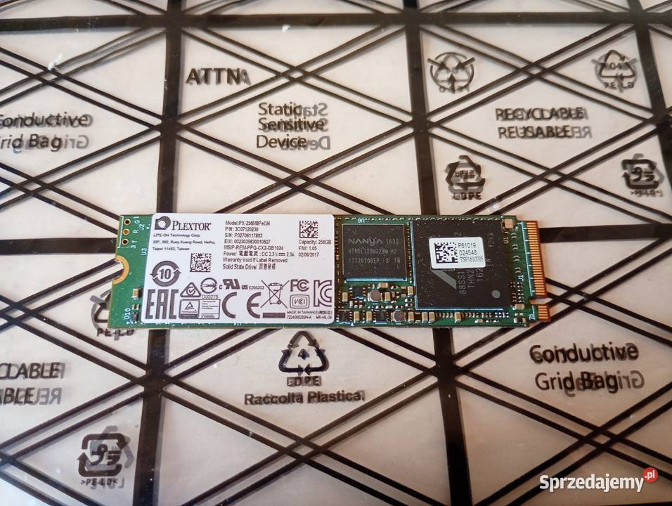 Dysk SSD NVMe Szybki Plextor M8PeGN 256GB M2