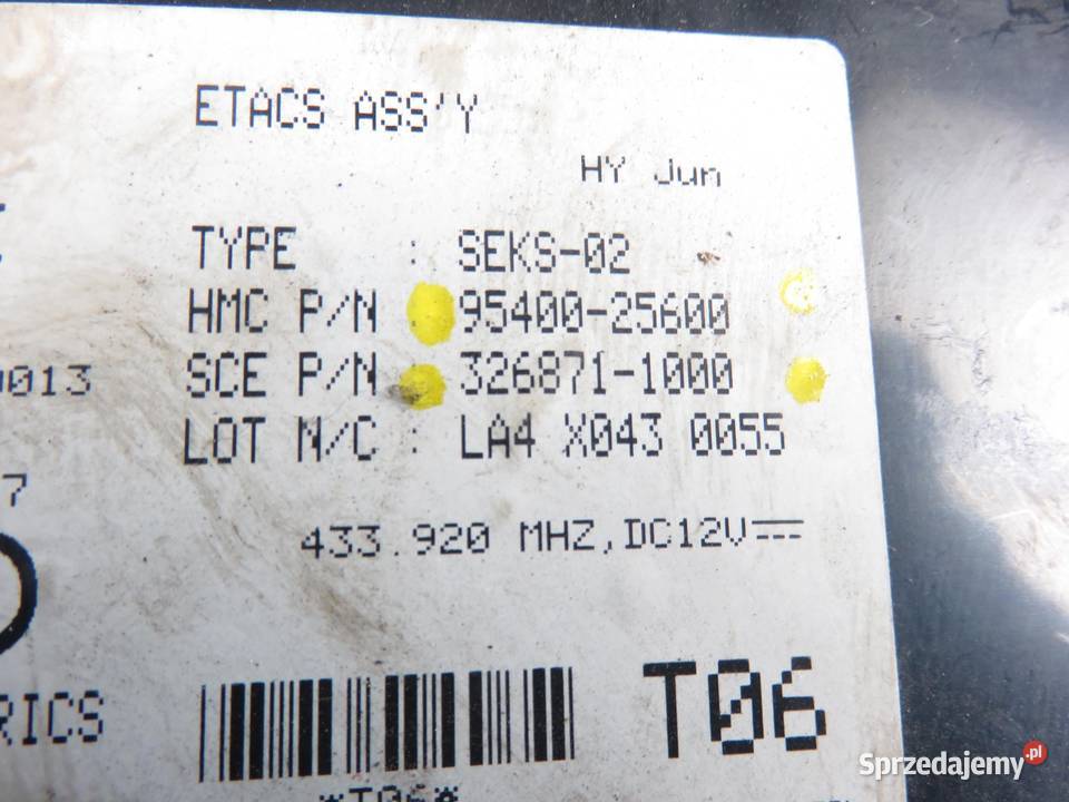 MODUŁ KOMFORTU HYUNDAI ACCENT II 9540025600 sprzedam