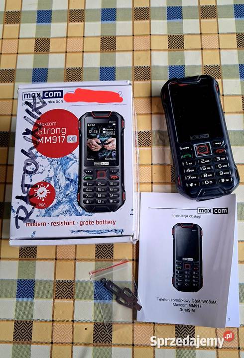 Telefon Maxcom Strong MM917 3G IP68 Dual SIM Świecie