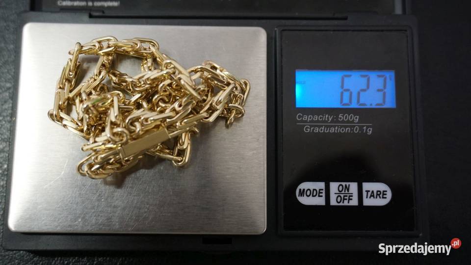 ZŁOTY ŁAŃCUSZEK NOWY WZÓR KUTY ANKIER 60G Warszawa
