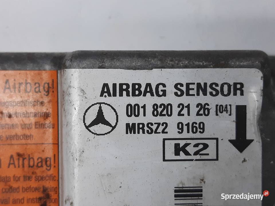 MERCEDES W210 Sensor moduł sterownik poduszek