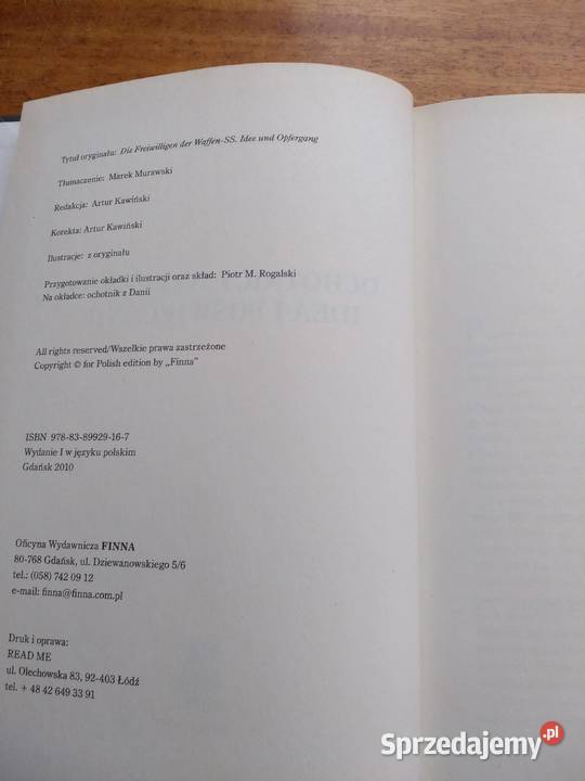 Ochotnicy WaffenSS Idea i poświęcenie Steiner Wrocław