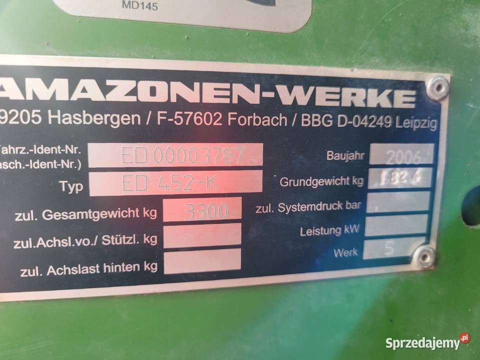 Siewik do kukurydzy AMAZONE Przyrów