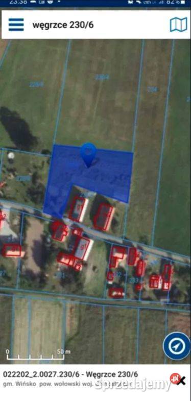Działka budowlana drodze asfaltowej RATY Węgrzce