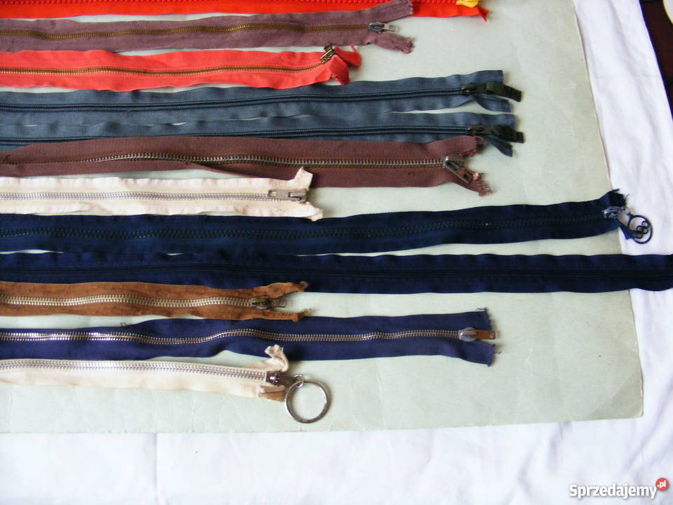Zamki suwaki błyskawiczne długie dolnośląskie Oborniki Śląskie sprzedam