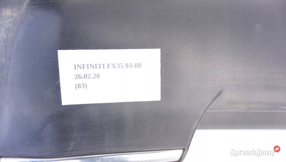 LISTWA PROGOWA PRAWA PRÓG INFINITI FX35 FX45 wielkopolskie Nowy Tomyśl