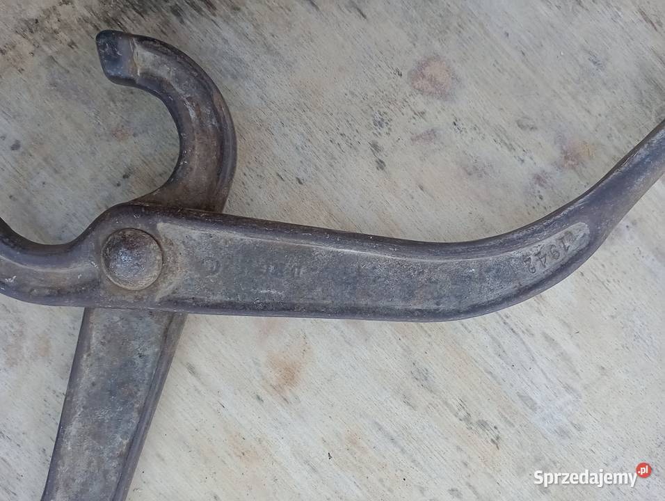 Chwytak do szyn DRGM 3 rzesza 1942 r małopolskie Bobrek sprzedam