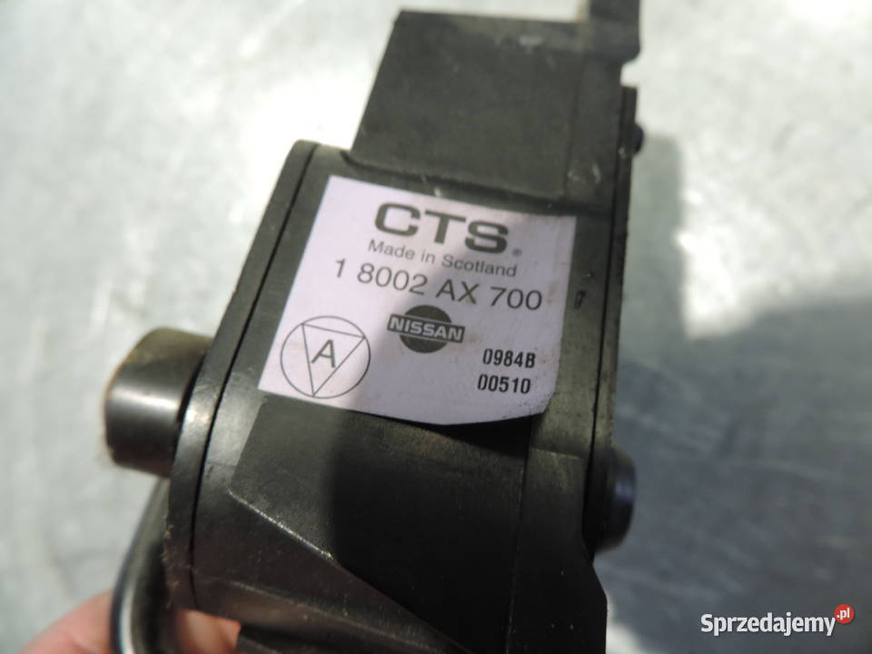 POTENCJOMETR GAZU NISSAN MICRA K12 15 DCI Układ elektryczny, zapłon
