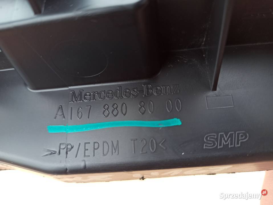 MERCEDES GLE W167 ŚLIZG ZDERZAKA TYŁ STELAŻ Bieleń