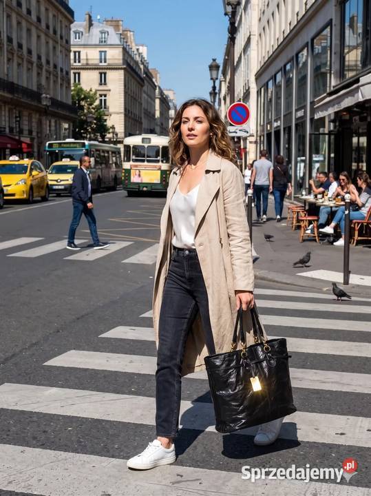 Duża Szoperka Escada XXL Vintage Skórzana 100 mazowieckie Warszawa sprzedam