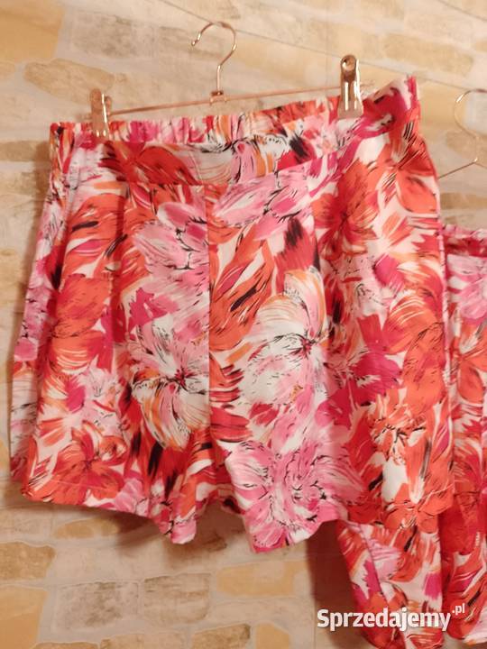 44XXL Shein Zestaw letni szorty top komplet czerwony małopolskie Kraków sprzedam