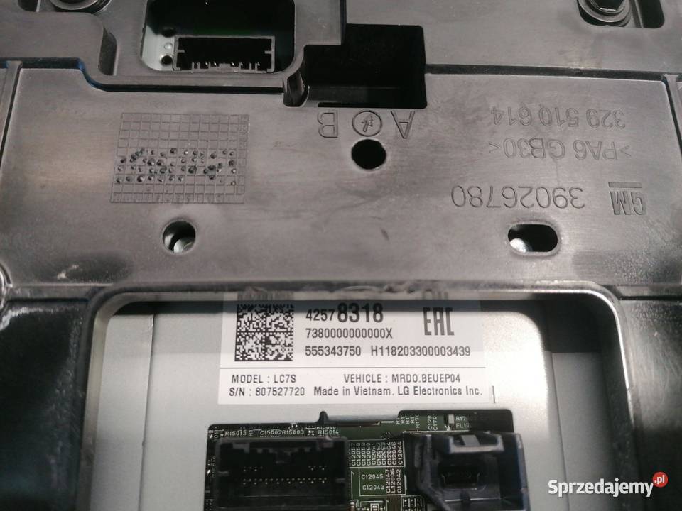 RADIO OPEL ASTRA K 39026780 osobowe