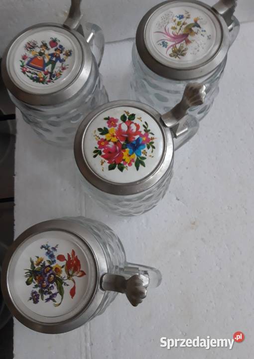 kufle szklane BMF kolekcjonerskie 4 sztuki Warszawa