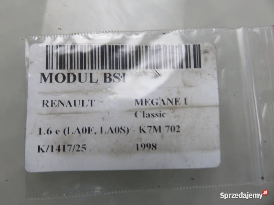 BSI RENAULT MEGANE I 16 e 7703297929 S108502300B Skrzynki bezpieczników