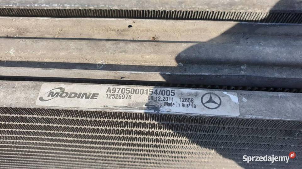 PAS PRZEDNI CHŁODNICE MERCEDES ATEGO A9735001004 Pozostałe Lipno sprzedam