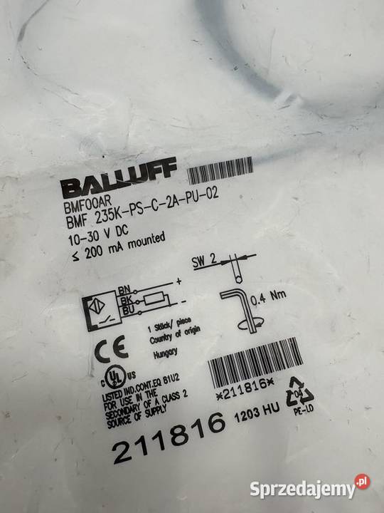 Balluff BMF00AR BMF 235KC2APU02 Czujnik pola Warszawa