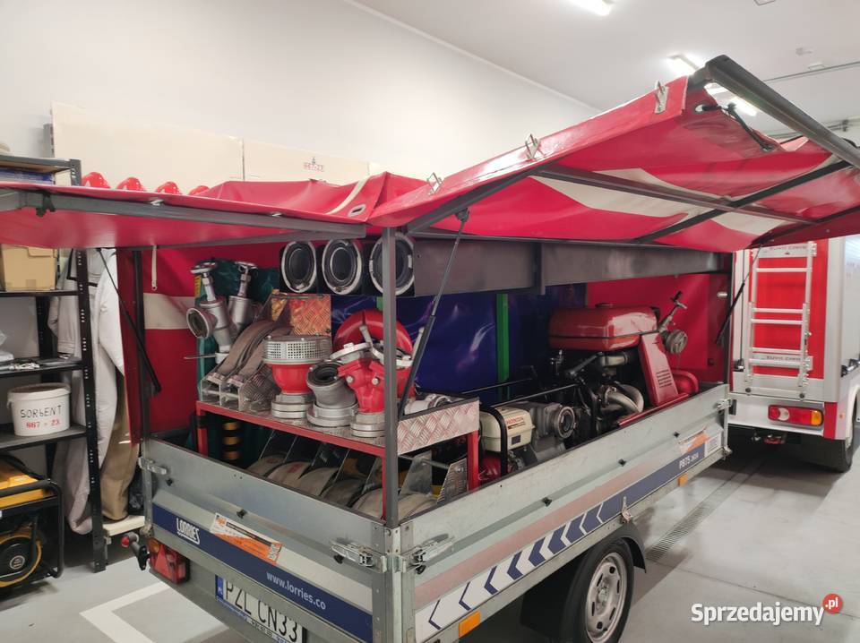 Przyczepka lekka strażacka dmc 750 pożarnicza Śmiardowo Krajeńskie