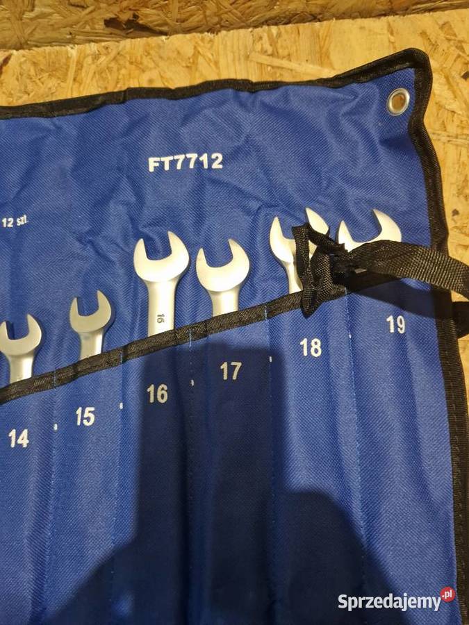 Falon Tech Klucze płaskooczkowe z grzechotką