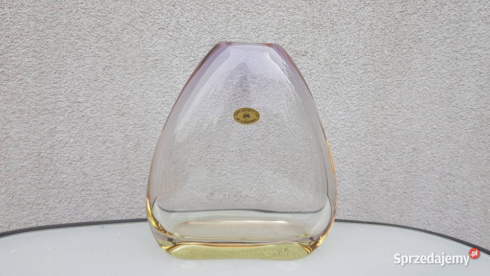 Bohemia wazon szklany śląskie Myszków