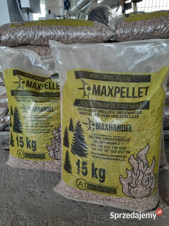 PELLET Z TROCIN DRZEWA SOSNOWEGO 6mm Międzyrzecz
