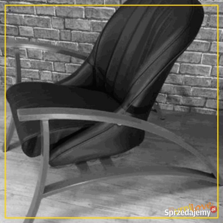 Fotel z giętymi drewnianymi nogami mazowieckie Warszawa