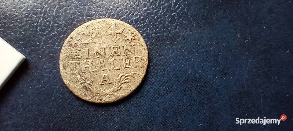 Stare monety 124 talara 1782 Niemcy srebro Lesko