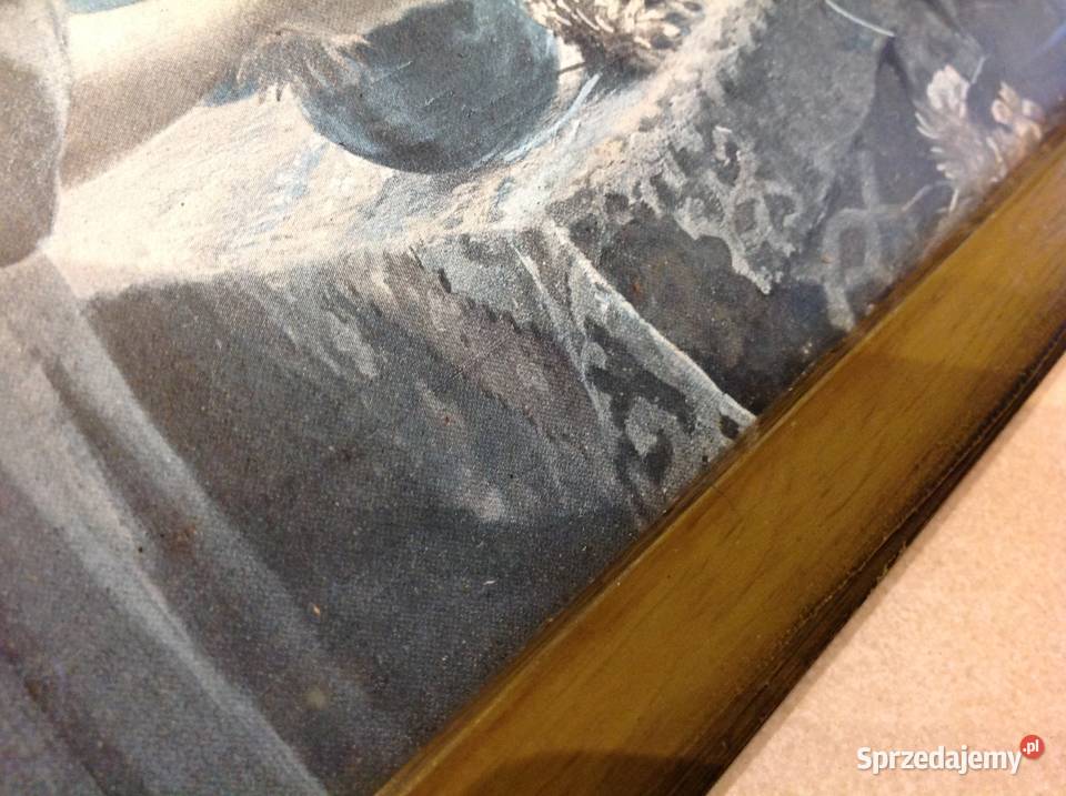 Stary Obraz Obrazek Arenz 1908 Sygnowany Antyki Nowa Sól