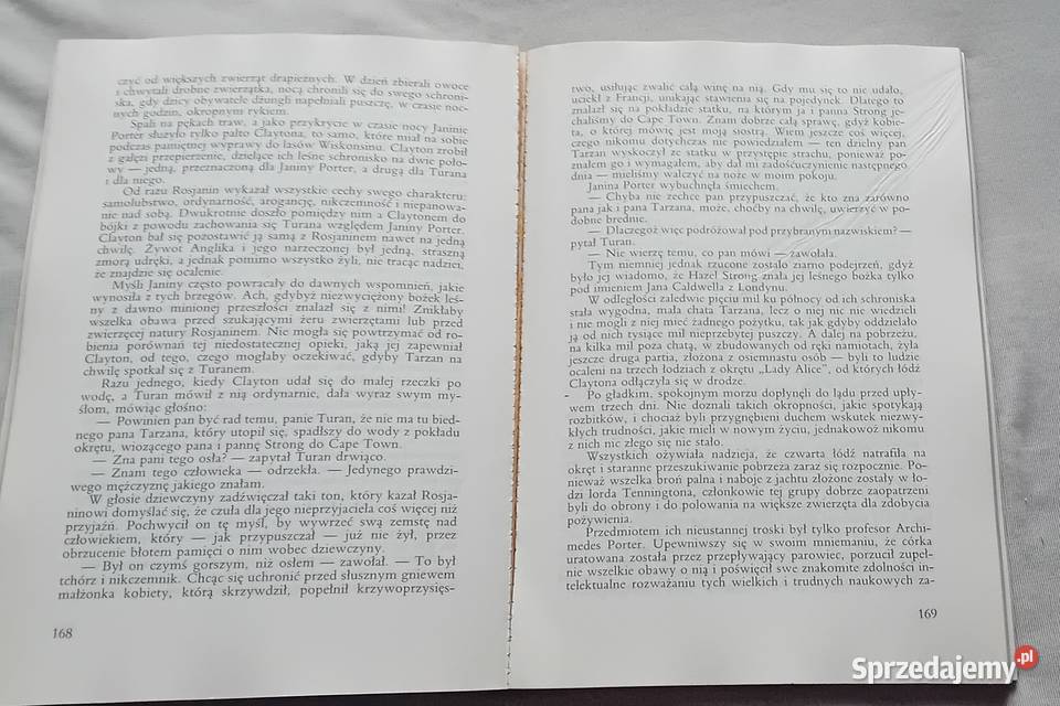 E R Burroughs Złote miasto Białowieża 1990 r Koźminek
