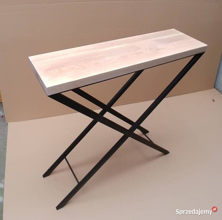 Konsola loft szkło półka Radomsko