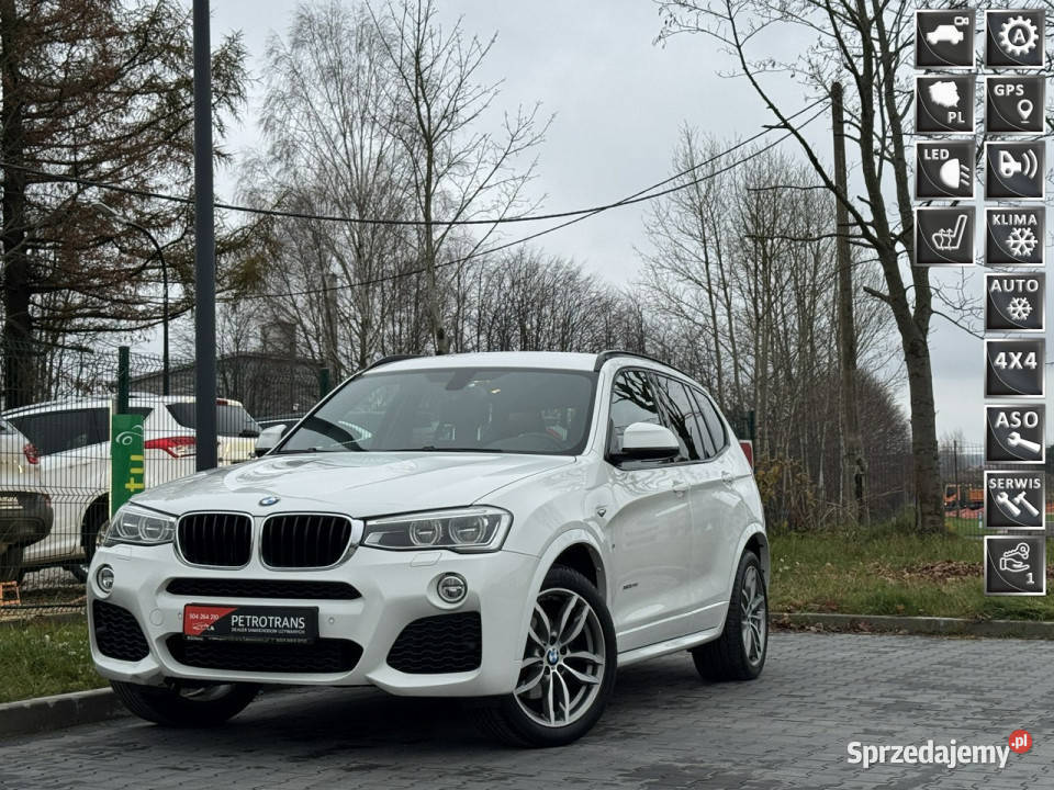 BMW X3 20 190 FULL LED MPakiet Automat Nawigacja autoalarm Mrągowo