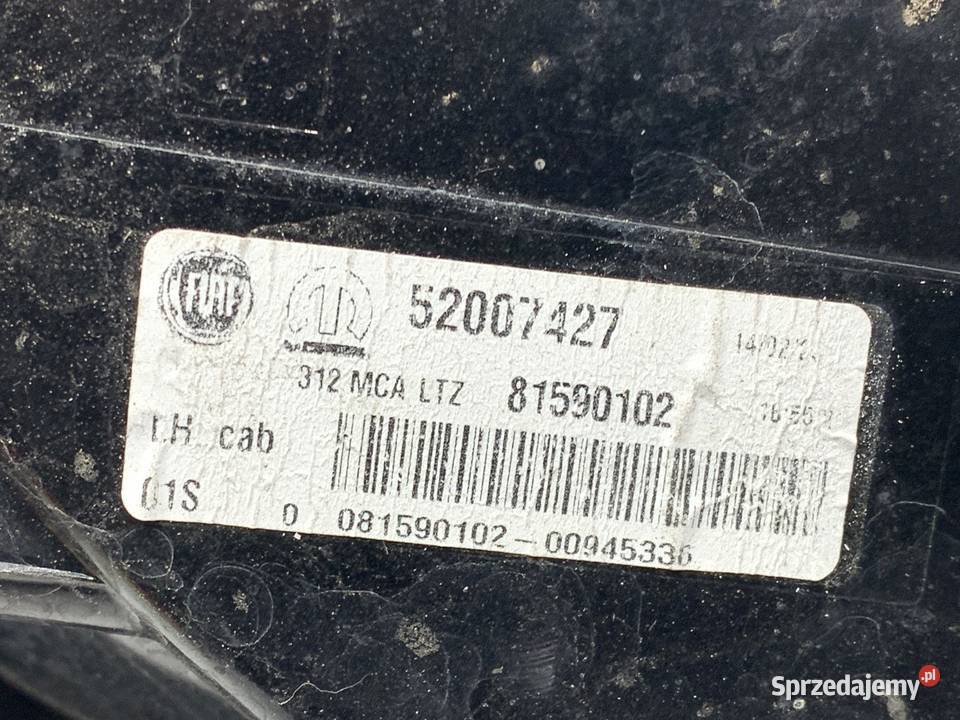 LAMPA LEWY TYŁ FIAT 500 52007427 Hatchback osobowe