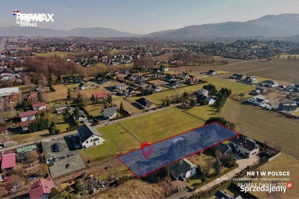 Działka inwestycyjna mieszkaniowa usługa Jaworze 2000m2