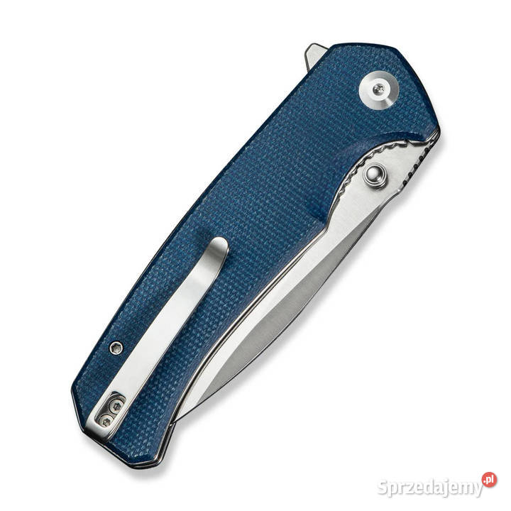 Nóż składany Sencut Skarnax Blue Canvas Micarta mazowieckie