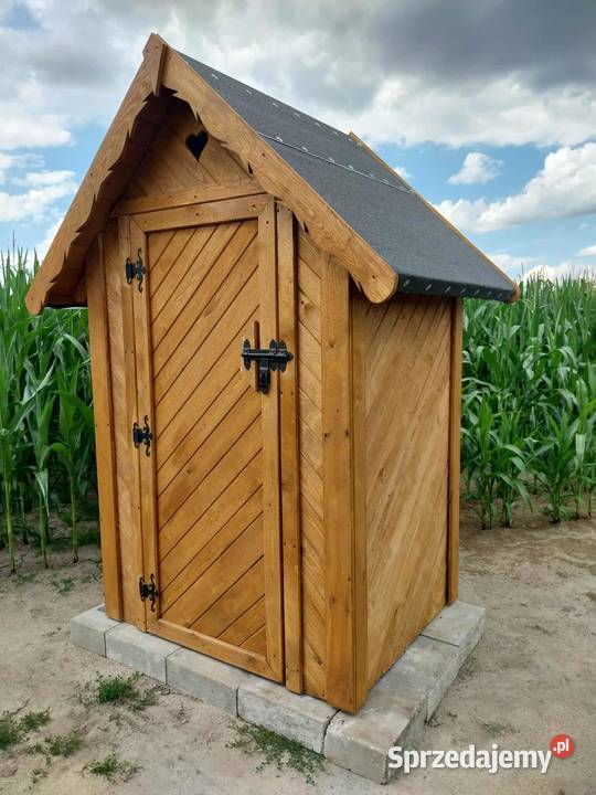 Toaleta drewniana WC ROD separacyjna łódzkie Drużbice