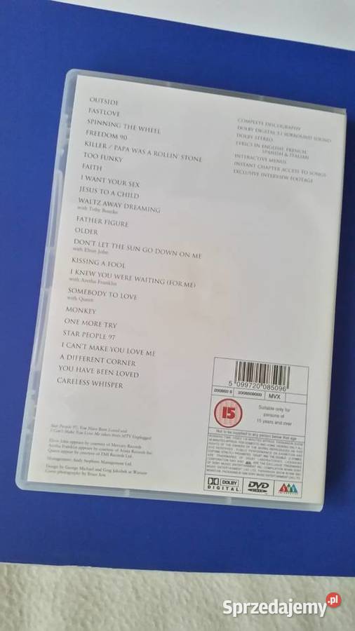 LADIES GENTLEMEN THE BEST OF GEORGE MICHAEL DVD Puławy